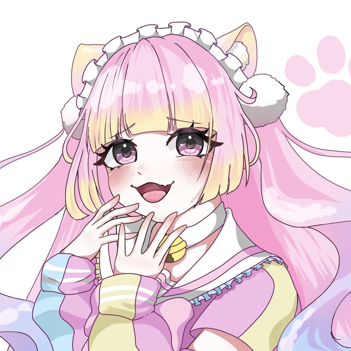 納得いくまで修正します SNS用アイコン制作きゅるきゅるなイラスト描きます イメージ1