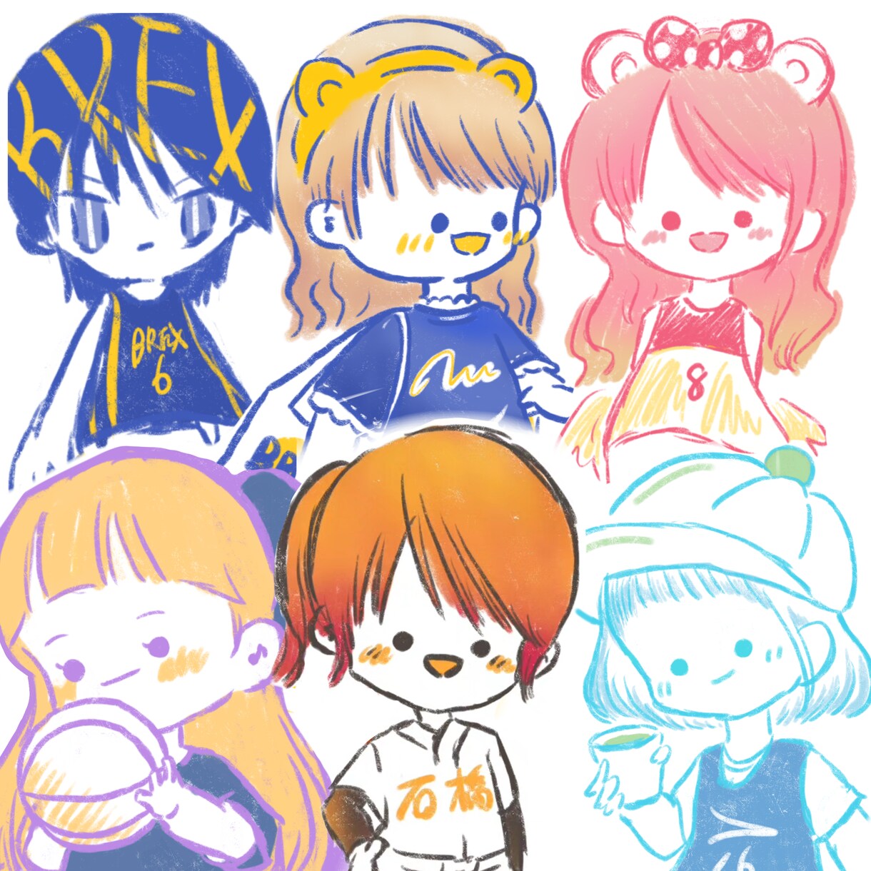 シンプル＆かわいいデフォルメ線画アイコンを描きます ★完全お任せもOK★初出品につき5名様限りモニター様価格！ イメージ2