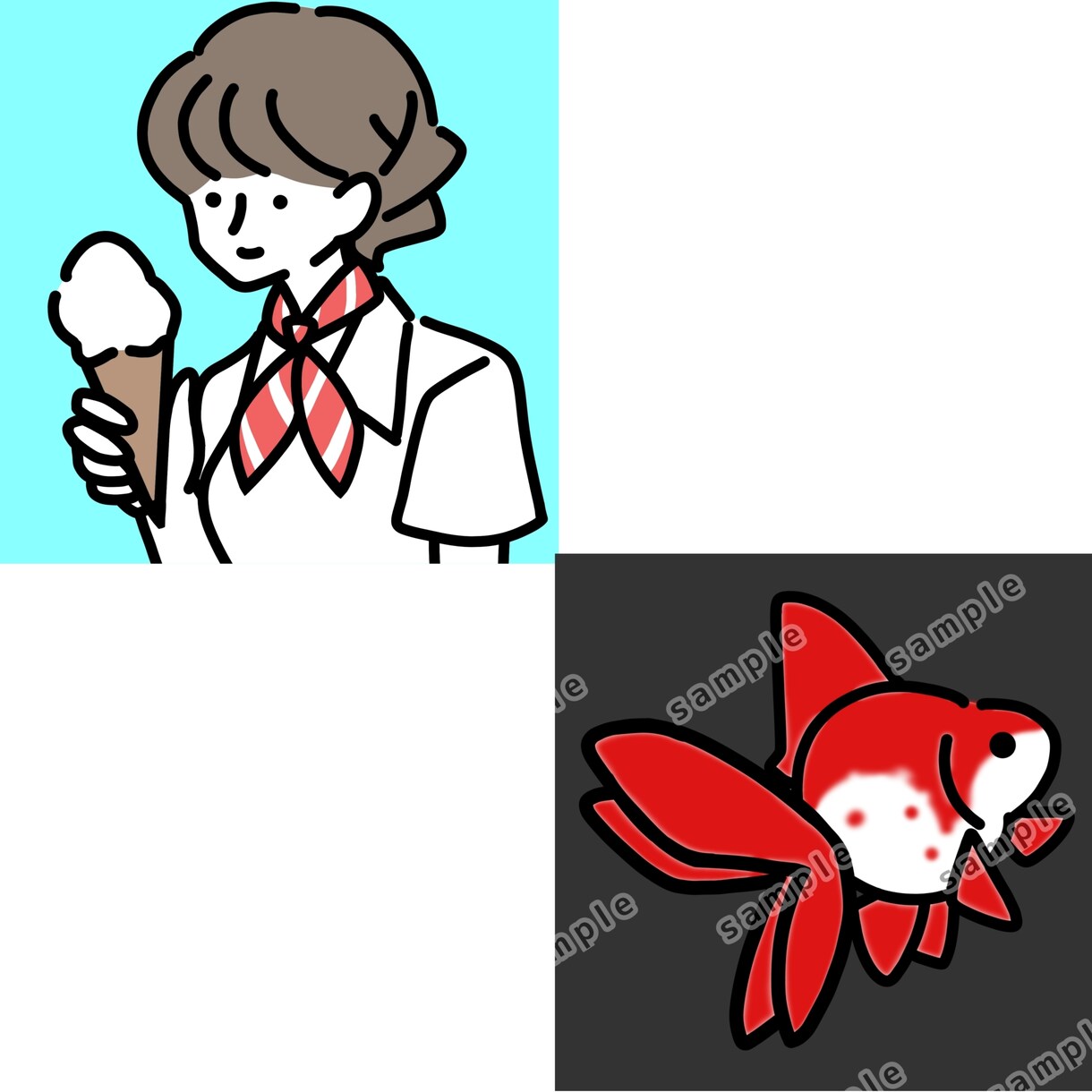 シンプルでおしゃれな線画イラスト描きます SNSアイコンや名刺、ショップカードなどにおすすめ！ イメージ8