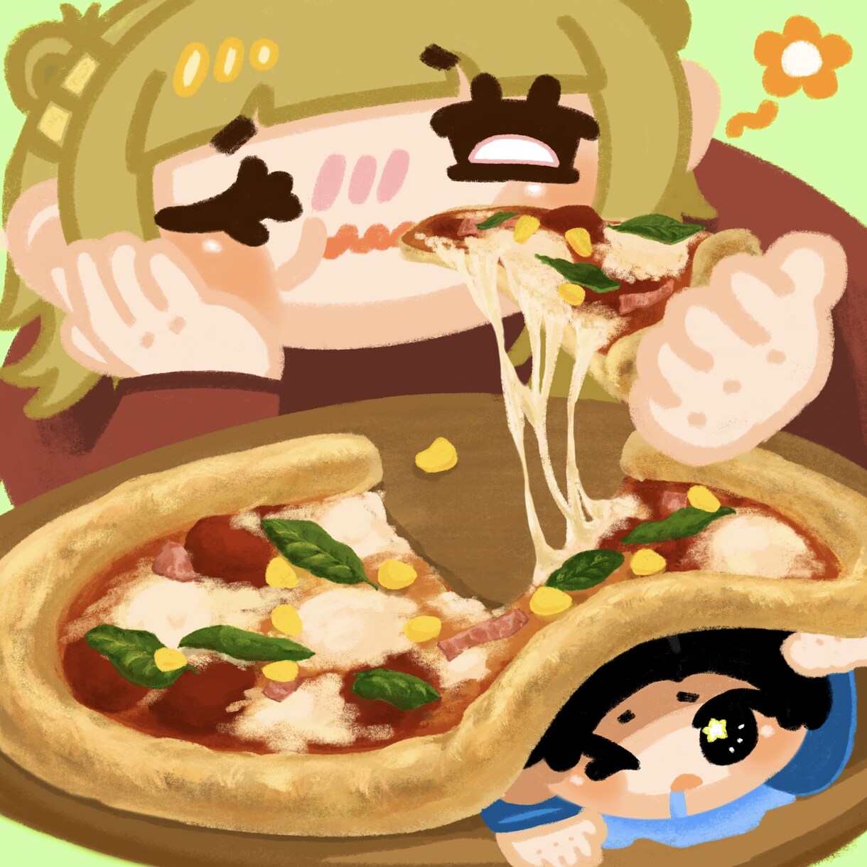 チョーかわいいチビムチムチ似顔絵を描きます 一枚一枚愛を込めて描きます♩後悔させません！ イメージ8