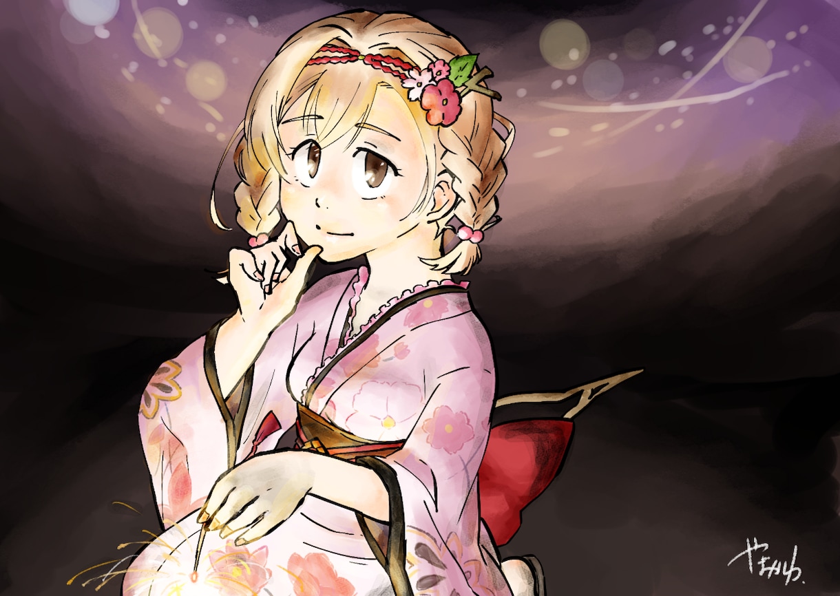 イラストを描きます あなたのオリキャラや、好きなキャラクターをお描きします イメージ3