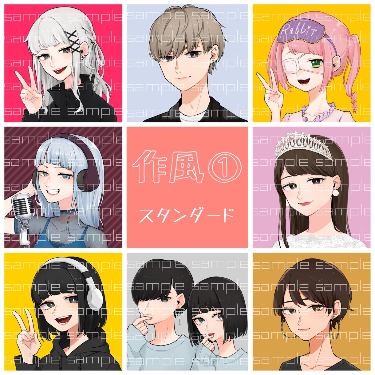 顔が良いオリジナルイラスト描きます イケメン美少女／創作／似顔絵／アイコン以外も承ります！ イメージ5