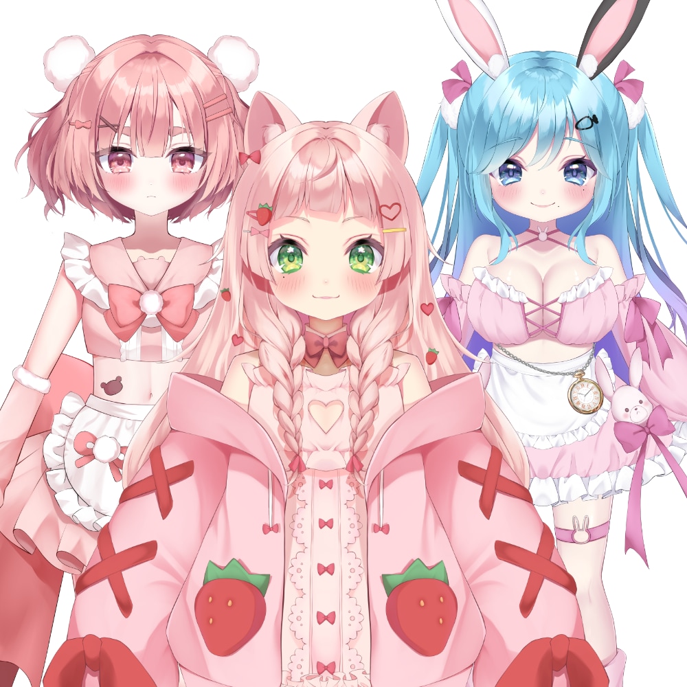 即日対応OK！Vtuber制作、モデリングします 立ち絵からモデリングまですべて制作します！ イメージ4
