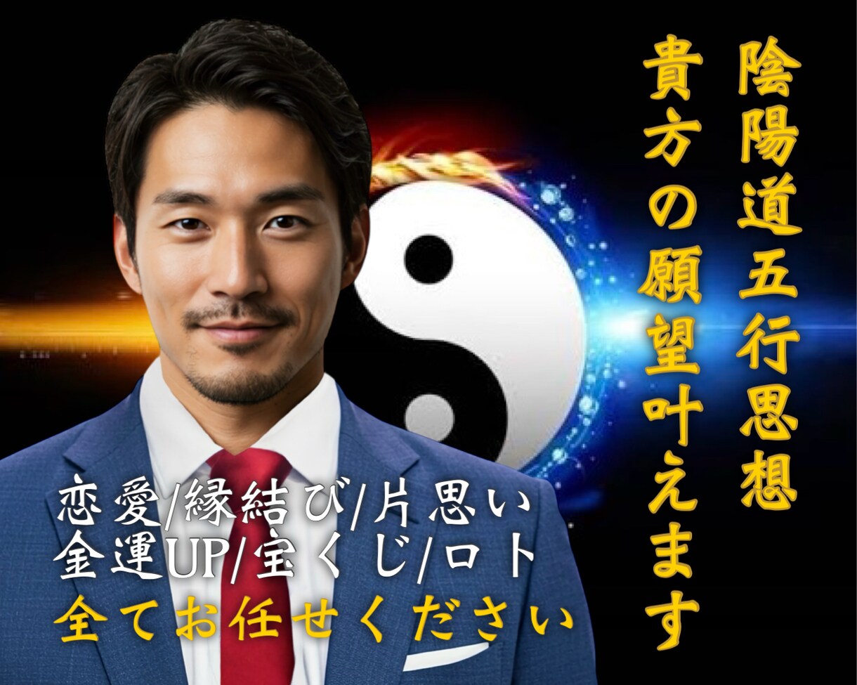あなたの運命を紐解く✪陰陽五行士が占い鑑定します 貴方の願望を叶える！＆2025年の運勢を徹底鑑定 イメージ1