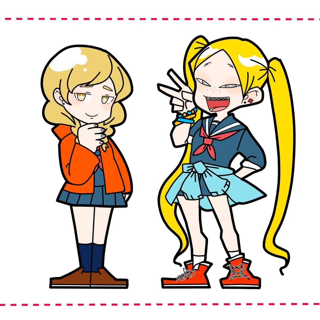 ポップなイラスト描きます 原色がカラフルなカートゥーンタッチのイラストをお描きします。 イメージ4