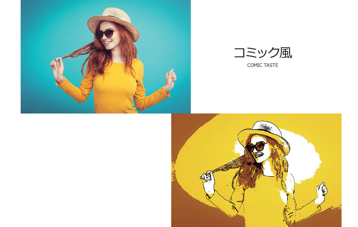 写真を使ったイラスト風アイコンを制作します 写真一枚で様々なタッチの似顔絵アイコンを格安制作！ イメージ3