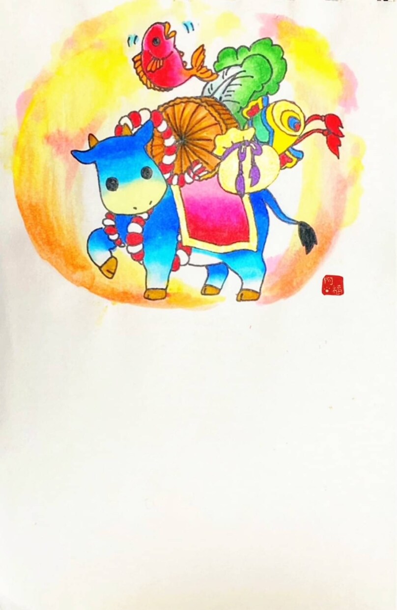 年賀状、お祝いはがき、アイコン、挿絵など制作します ほんわか系の動物やお花のイラストが得意です イメージ2