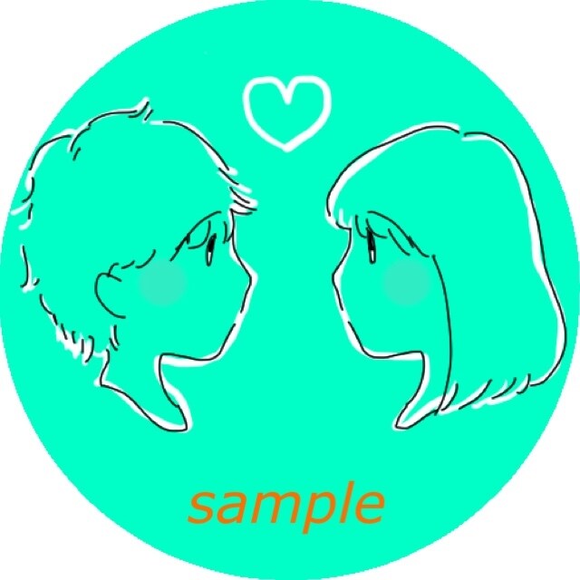 横顔♡アイコン、似顔絵、イラスト描きます 恋人同士やお友達とおそろいにも♡ イメージ2