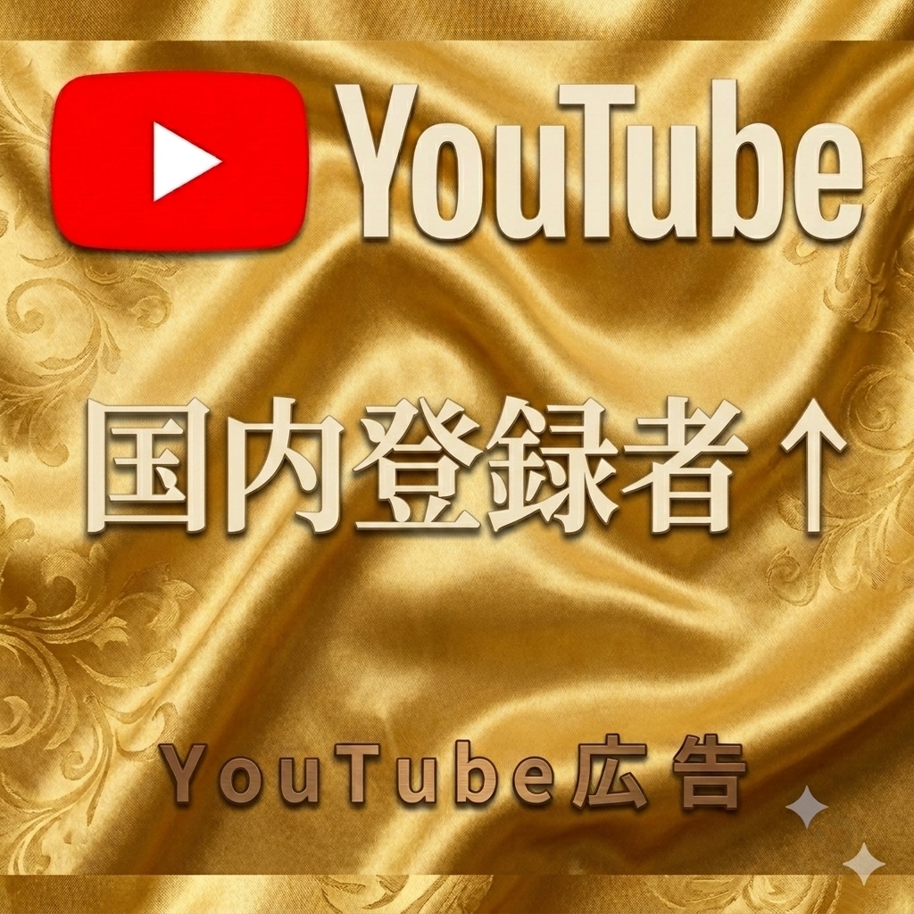 Youtube国内登録者増やします 国内再生により、登録者を増やします。 イメージ1
