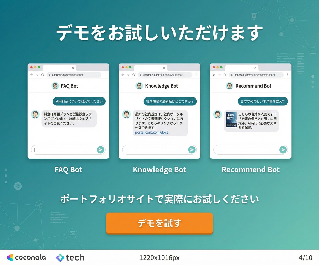 AI搭載チャットボットを開発・導入します Dify対応｜FAQ自動化・LINE連携可｜法人品質 イメージ4