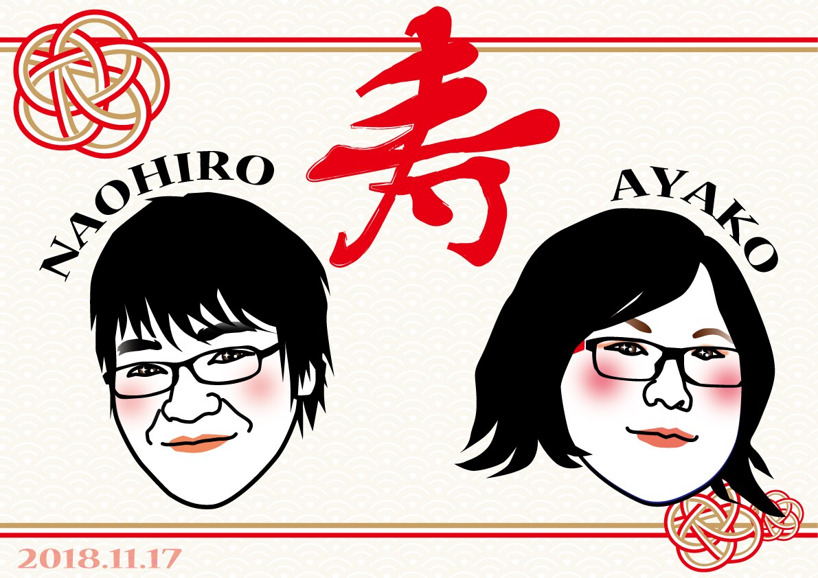 名刺や結婚式のウエルカムボードに！似顔絵描きます 華やかな色合いを心掛けております！喜んでいただければ幸いです イメージ3
