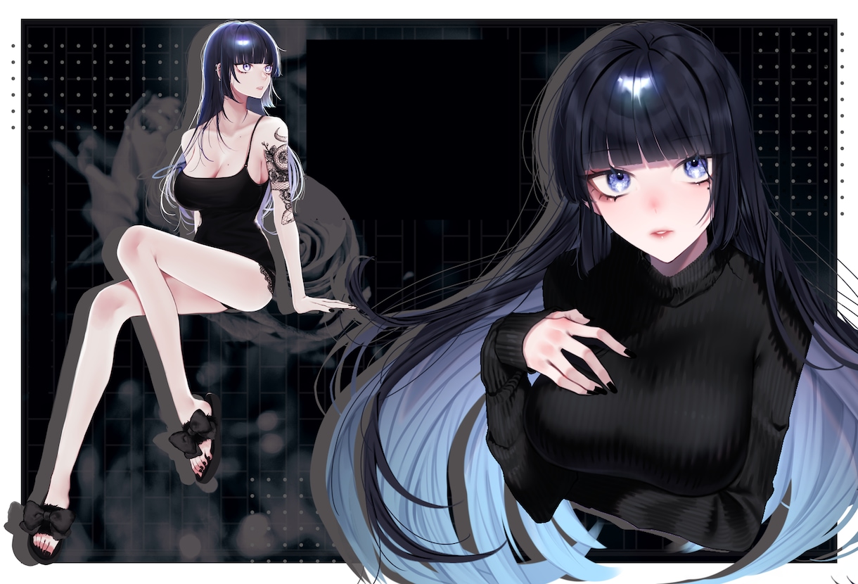 キャラ立ち絵描きます TRPG・動画などで使用する立ち絵をお求めの方向けです イメージ4