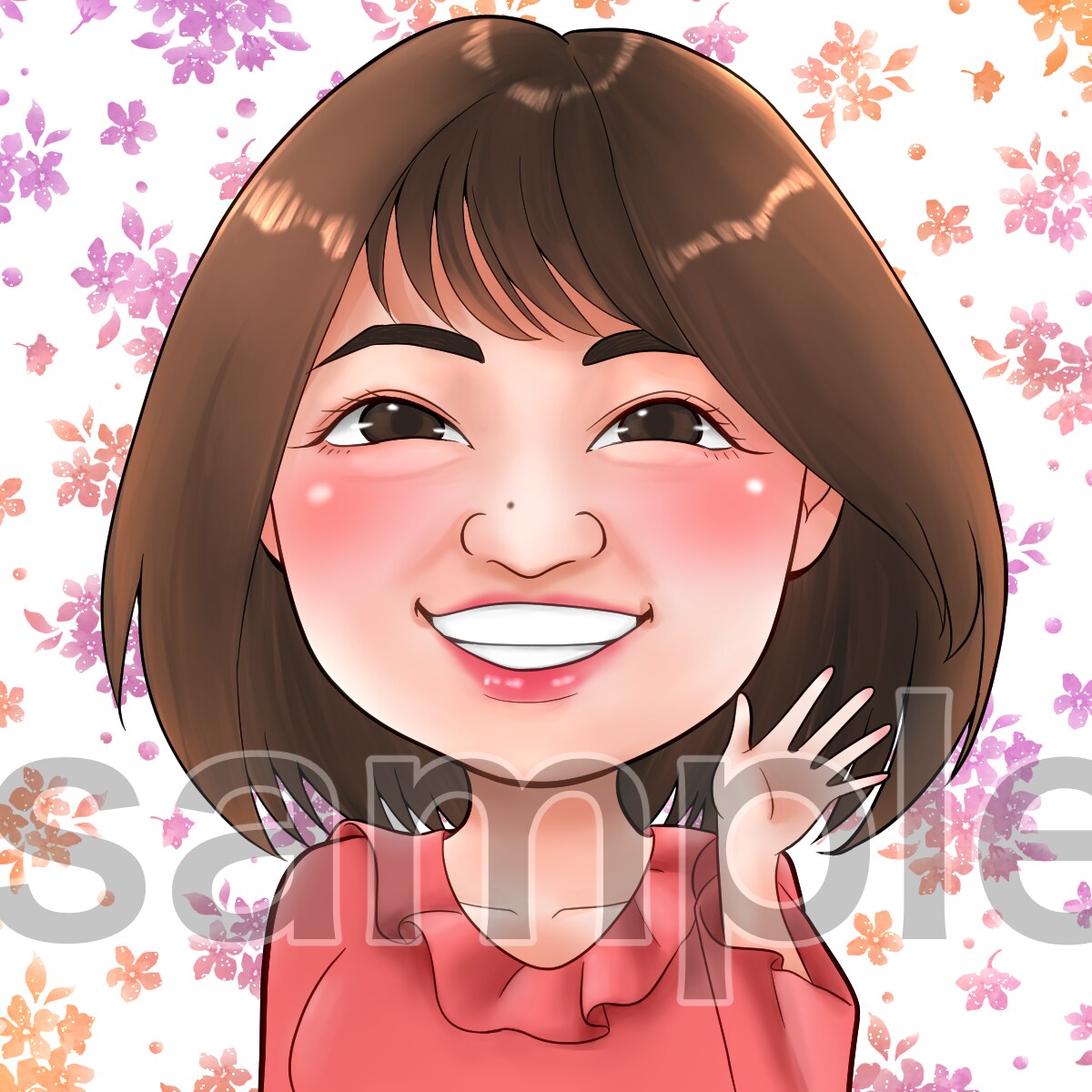 親しみやすさup！魅力溢れる似顔絵描きます SNSのアイコンやプレゼント、ビジネスにも最適✨ イメージ4