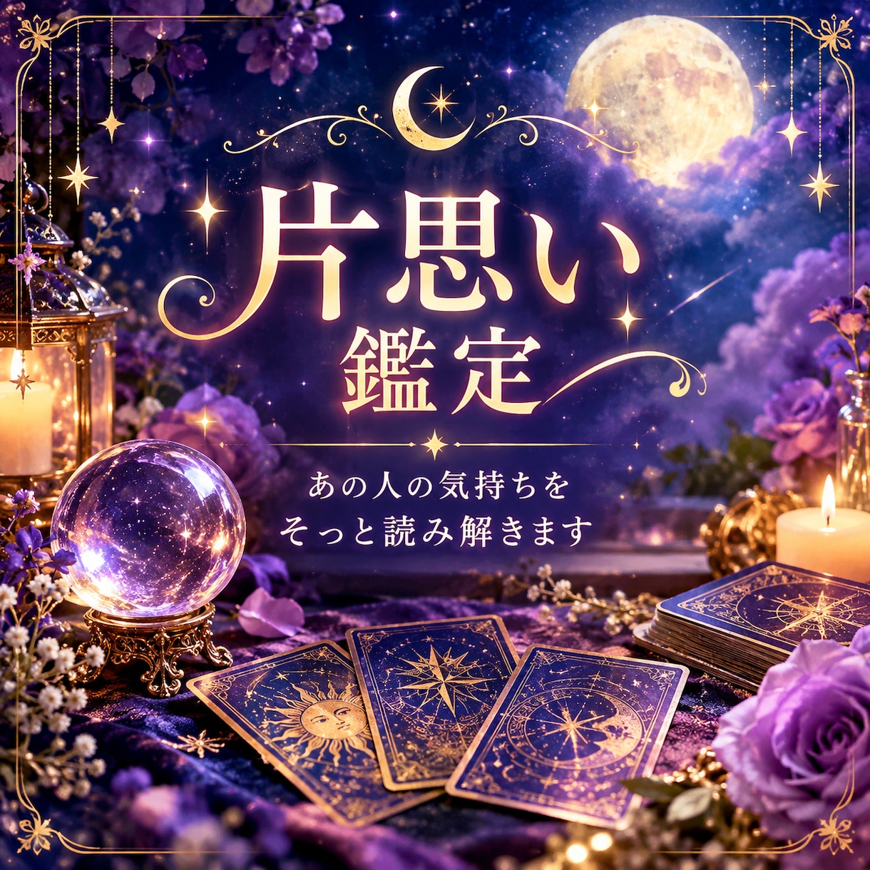 片思いのあの人の本音と恋の行方を占います あの人の気持ちが知りたい。そんなあなたのための片思い鑑定 イメージ3