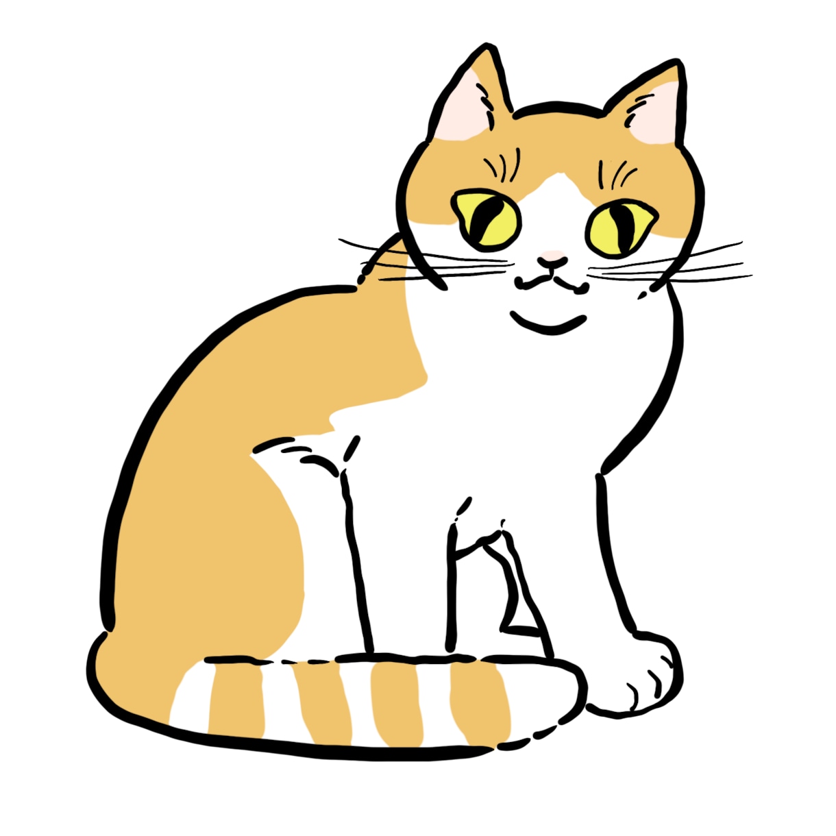 シンプルでポップな動物・ペットのイラスト描きます アイコンやグッズにどうぞ！味のある線画イラスト イメージ2
