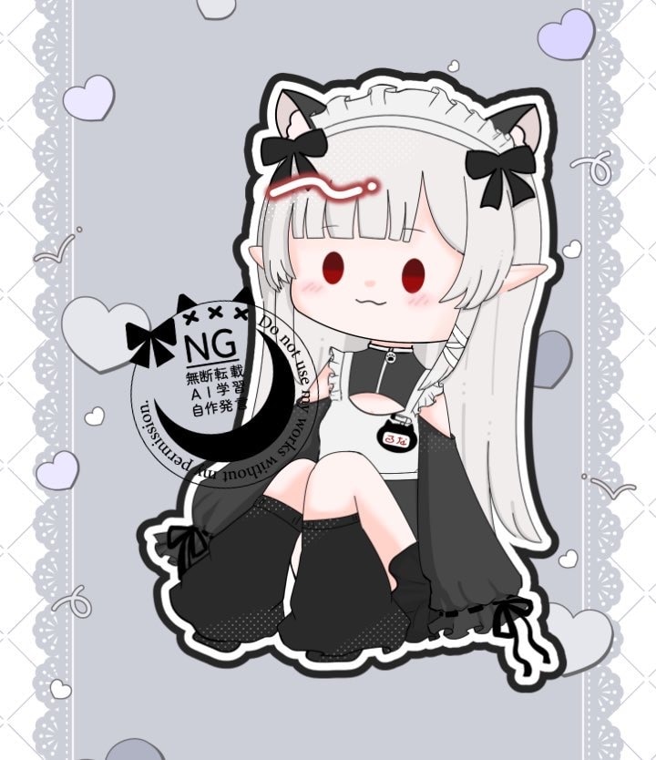 量産ジャージメイドのイラスト作成します ゆるくてかわいいイラストを2週間以内に納品！ イメージ1