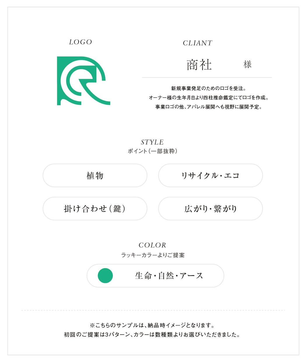 運気を引き寄せるロゴ制作します 縁起×風水×四柱推命で勝負運UP！特別なロゴを制作します イメージ7