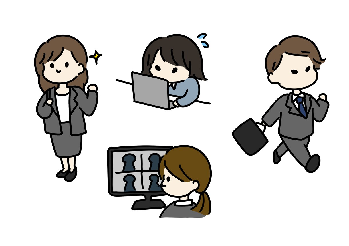 ゆるいイラスト5点セットで描きます イラスト5点で3000円になります！ イメージ6