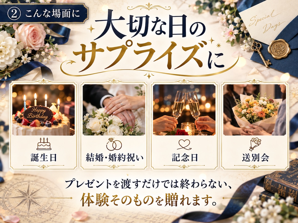 あなただけのオリジナル謎解きを制作します 誕生日や記念日に謎解きのプレゼントはいかがですか？ イメージ2