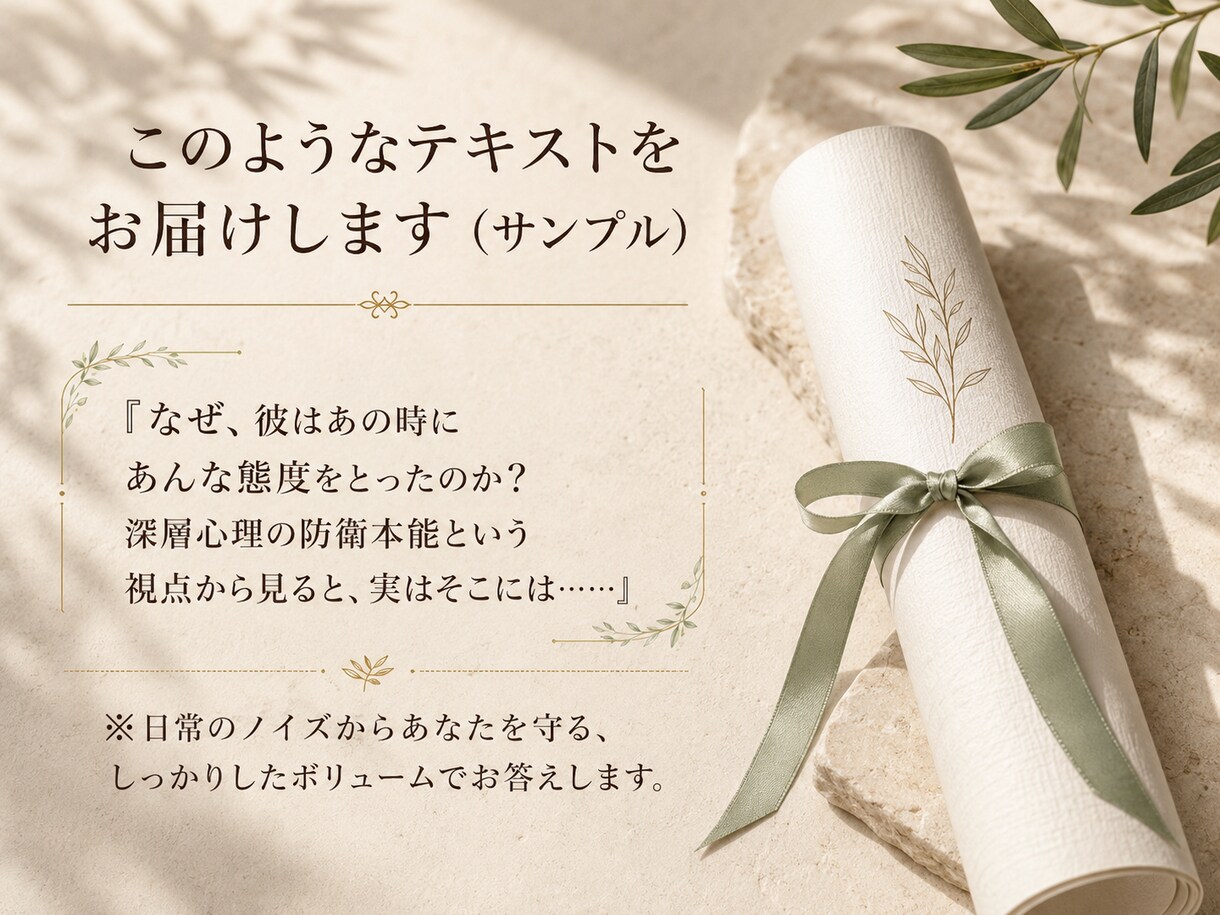 深層心理占いで気になるあの人の本音を解剖します ⁠掴めないあの人の本音を紐解く、秘密の対人関係処方箋⁠ イメージ5
