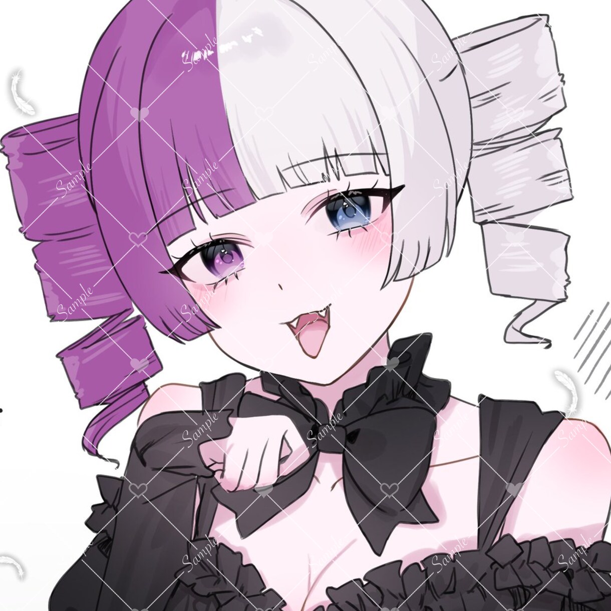 可愛い特化のアイコンを描きます Vtuberや配信者におすすめです！ イメージ4