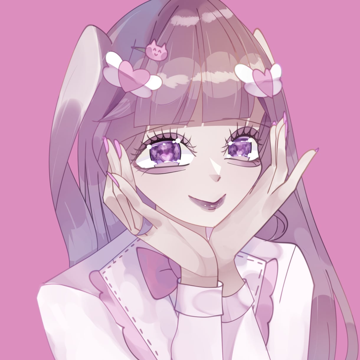 かわいい女の子専門✨ あなただけのアイコン描きます トレンド感たっぷり♡推し活やSNSにぴったりなアイコンを！ イメージ1