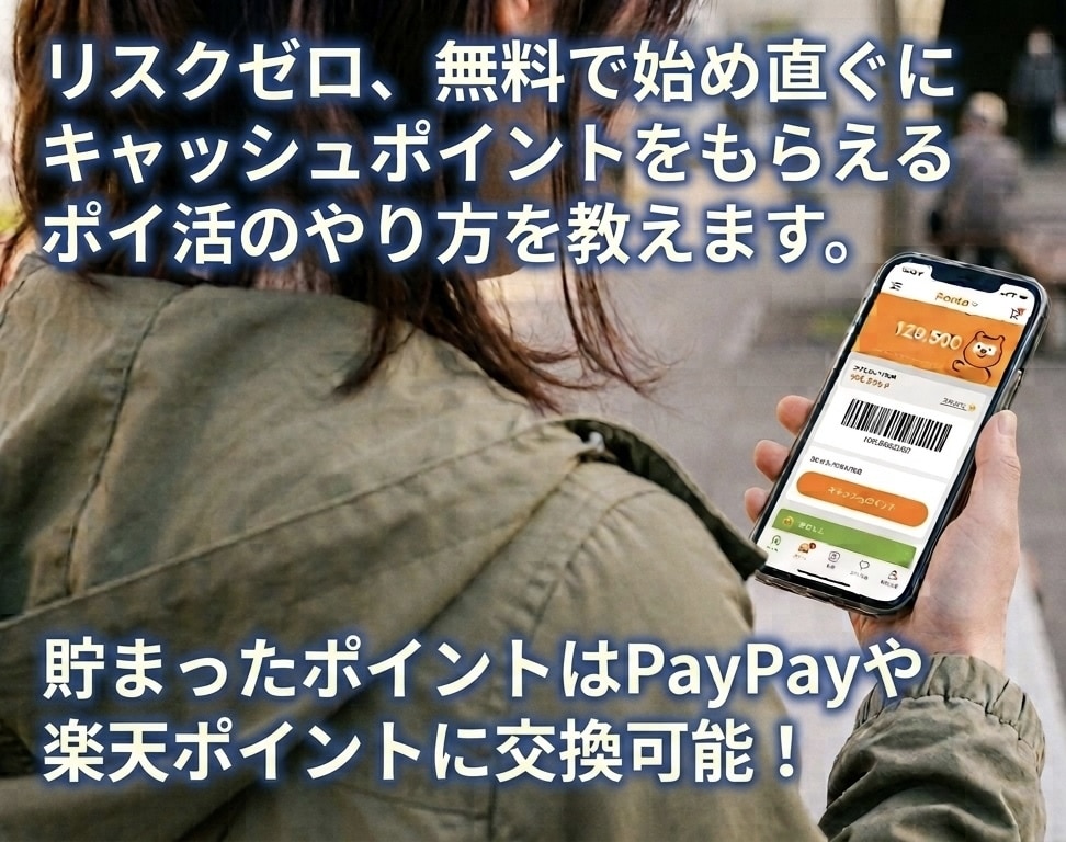 無料で始めて払った分より多く戻る！ポイ活を教えます リスクゼロ！すぐに始められる高還元ポイ活の始め方を徹底解説 イメージ1