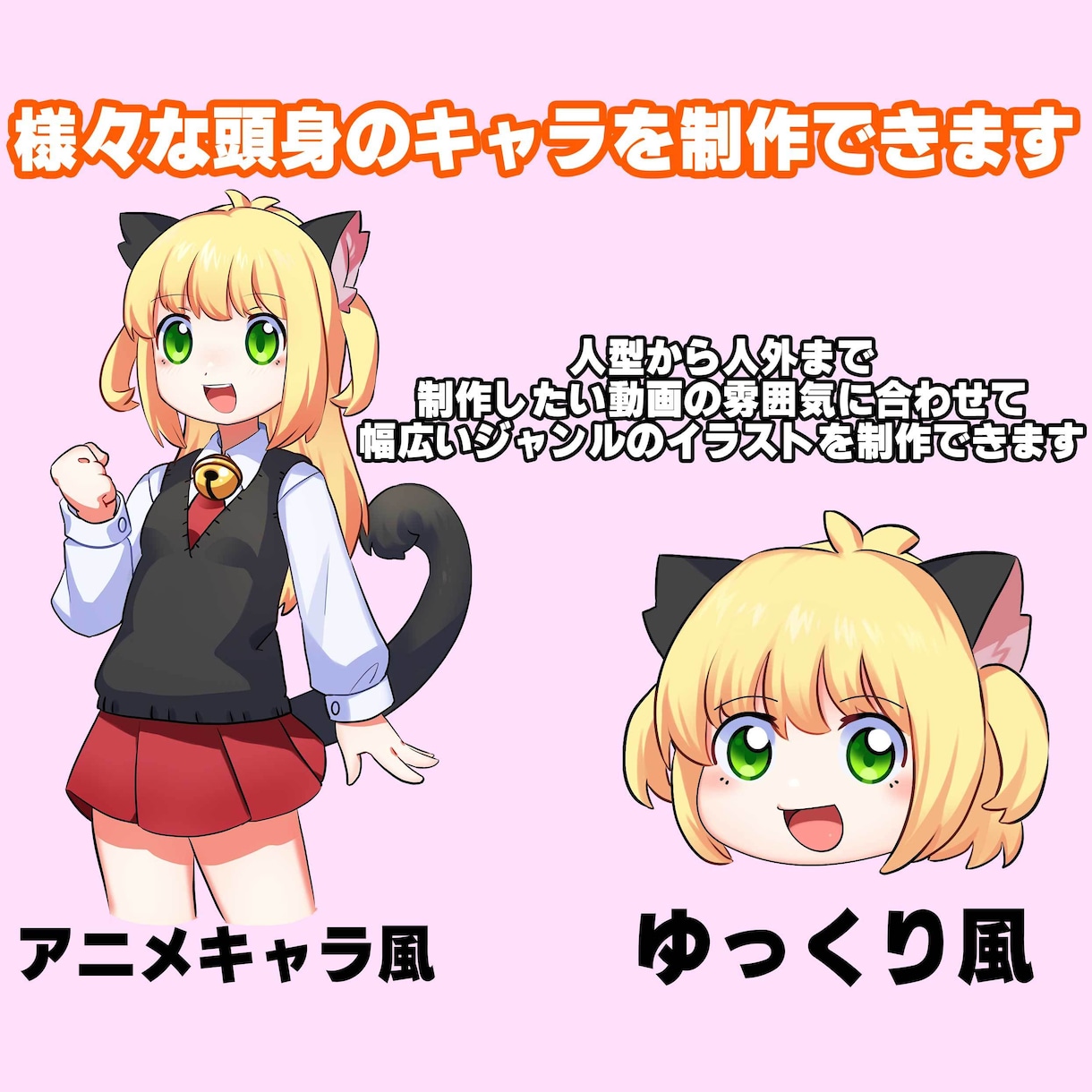 ゆっくり動画編集代行いたします さらに！あなただけの立ち絵を描くことが可能です！ イメージ2