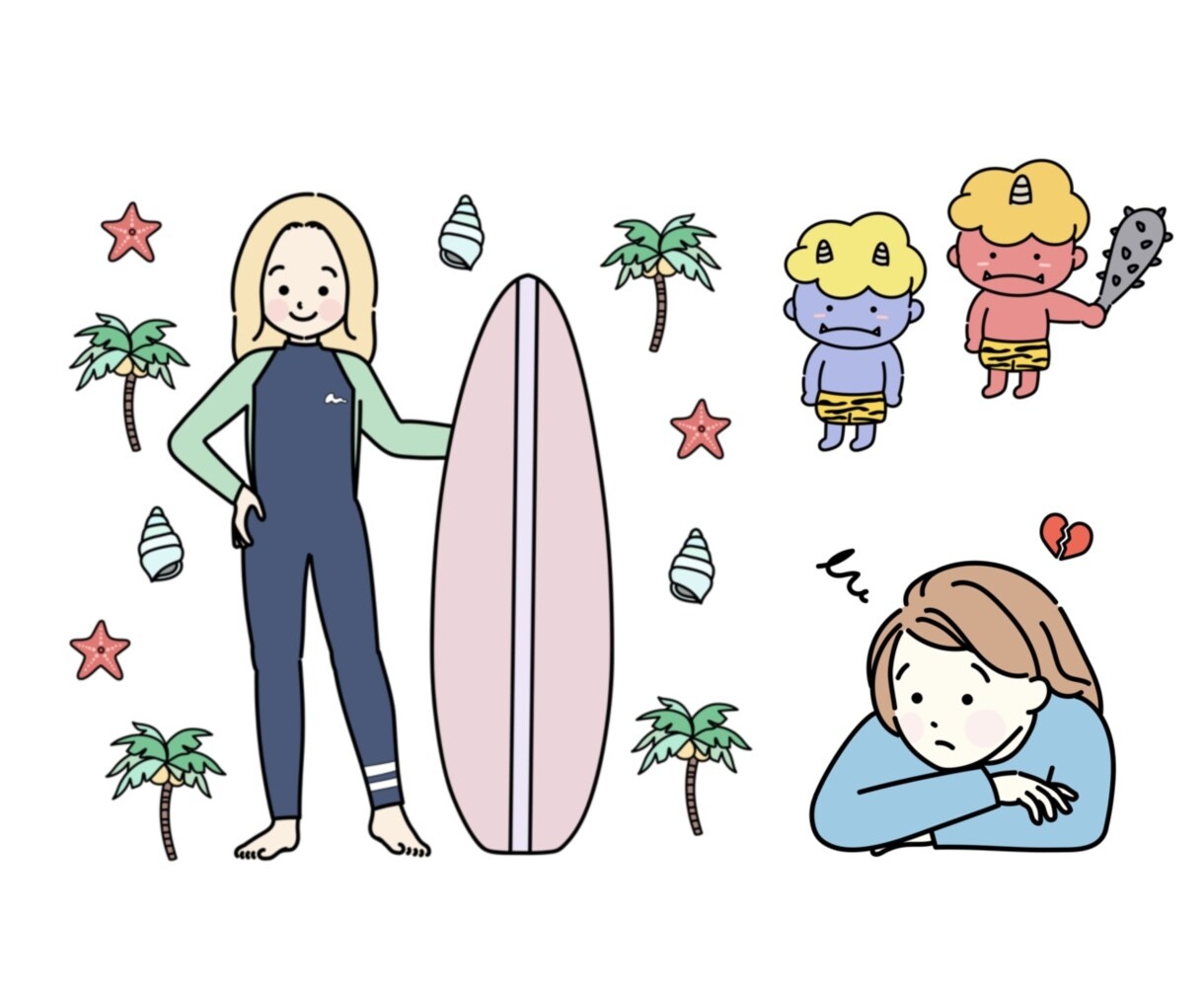 チラシやポスターのカットイラストや挿絵描きます 可愛いイラストを入れて目を引くチラシ・ポスターにしませんか♪ イメージ3