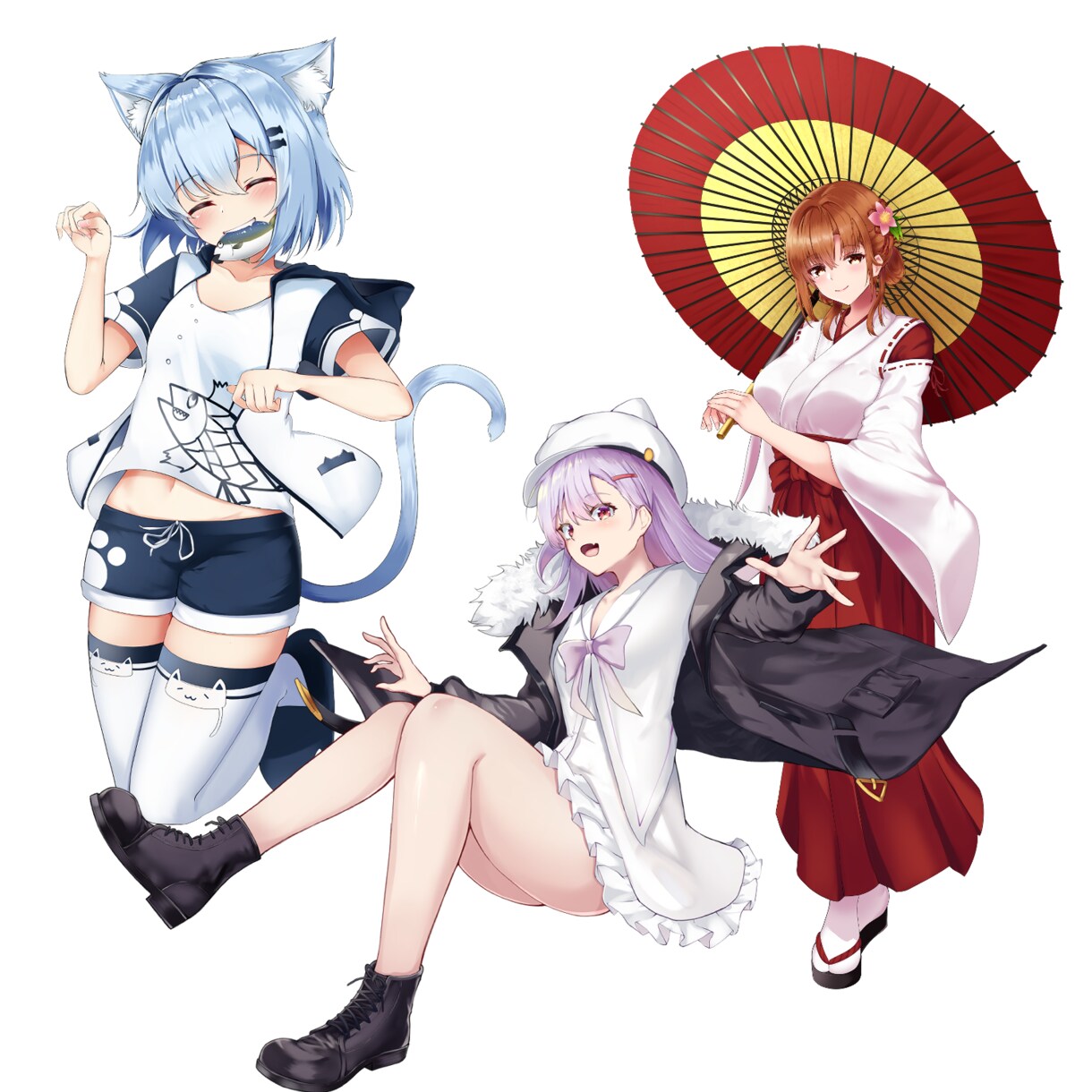 Vtuber向け立ち絵制作します キャラクターを使って動画配信や、趣味の活動応援します！ イメージ5