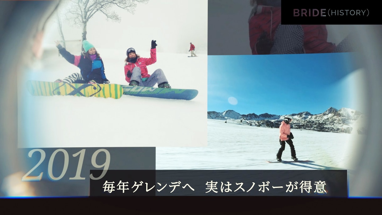 フィルム調でエモいプロフィールムービー作ります 懐かしく感動的なプロフィールムービー！写真二枚配置も可能です イメージ3