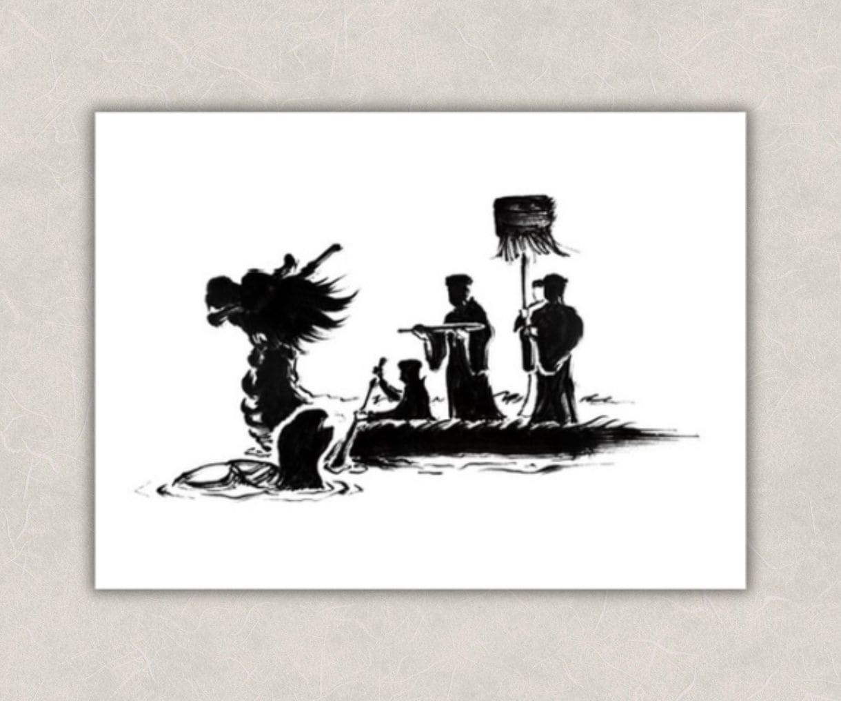 手描きでオリジナルの水墨画・墨絵を創作いたします ロゴ・パッケージ・看板・ウェブ・SNSなどにご活用できます イメージ8