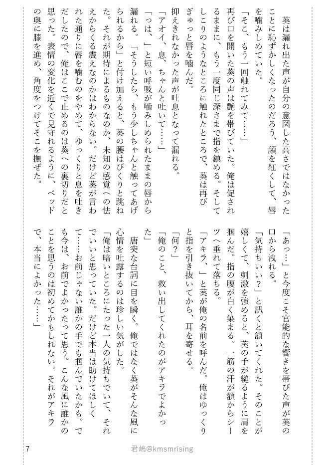 夢小説・CP小説(男女・BL・百合)書きます 文字単価2.2円！参照すべき原典の取材も承ります。 イメージ8