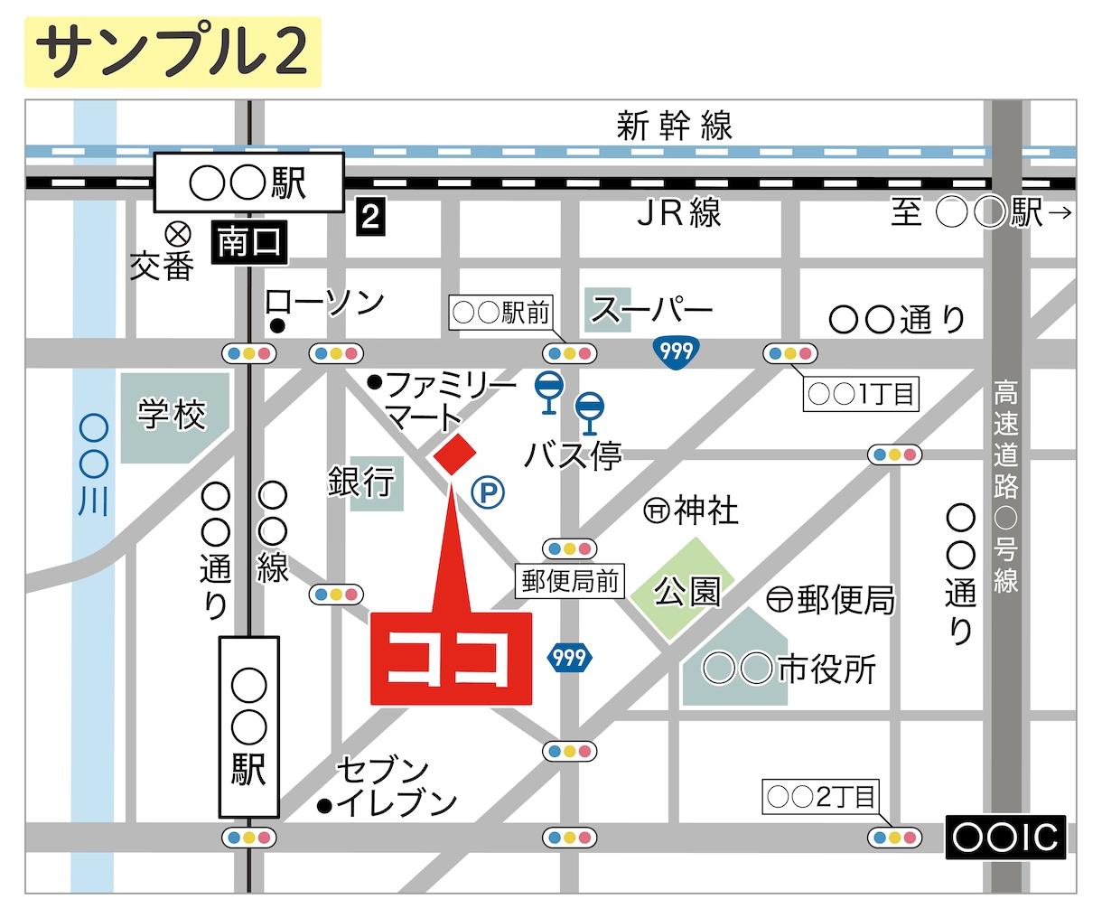 シンプルで分かりやすい地図を作成します 【販売実績700件以上】簡易的で見やすい地図が必要な方へ イメージ2