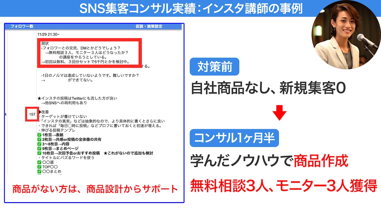プロが１ヶ月Instagram集客コンサル致します 店舗集客、来店に繋がるインスタ運用をアカウント設計から支援 イメージ3