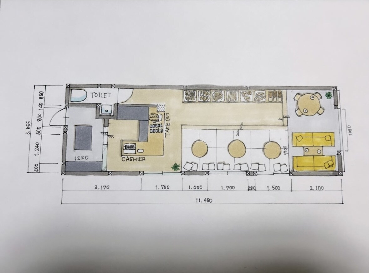 戸建てマンション間取り図手書き風にトレースします おしゃれなタッチでやわらかい雰囲気でわかりやすく★ イメージ8