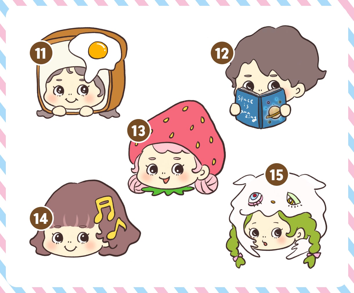 なんとな〜く似てる顔アイコンお描きします ユーモア＆愛嬌たっぷり☆あなたの『好き』をトッピング♪ イメージ8