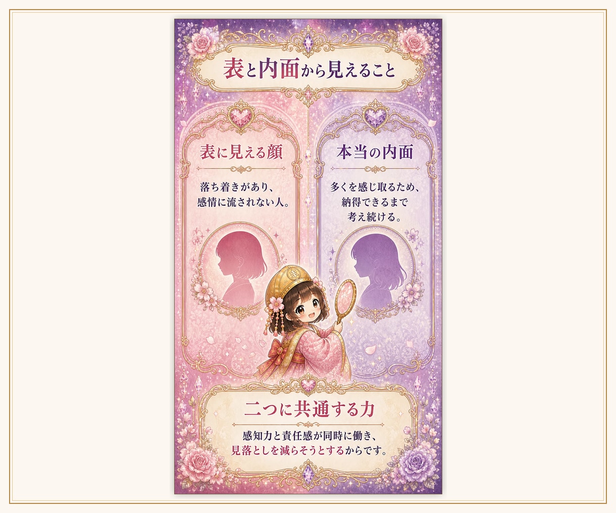 4種類から選べるPDF鑑定書をお届けします 性格・金運・タロット・取扱説明書から一つ選べます イメージ4