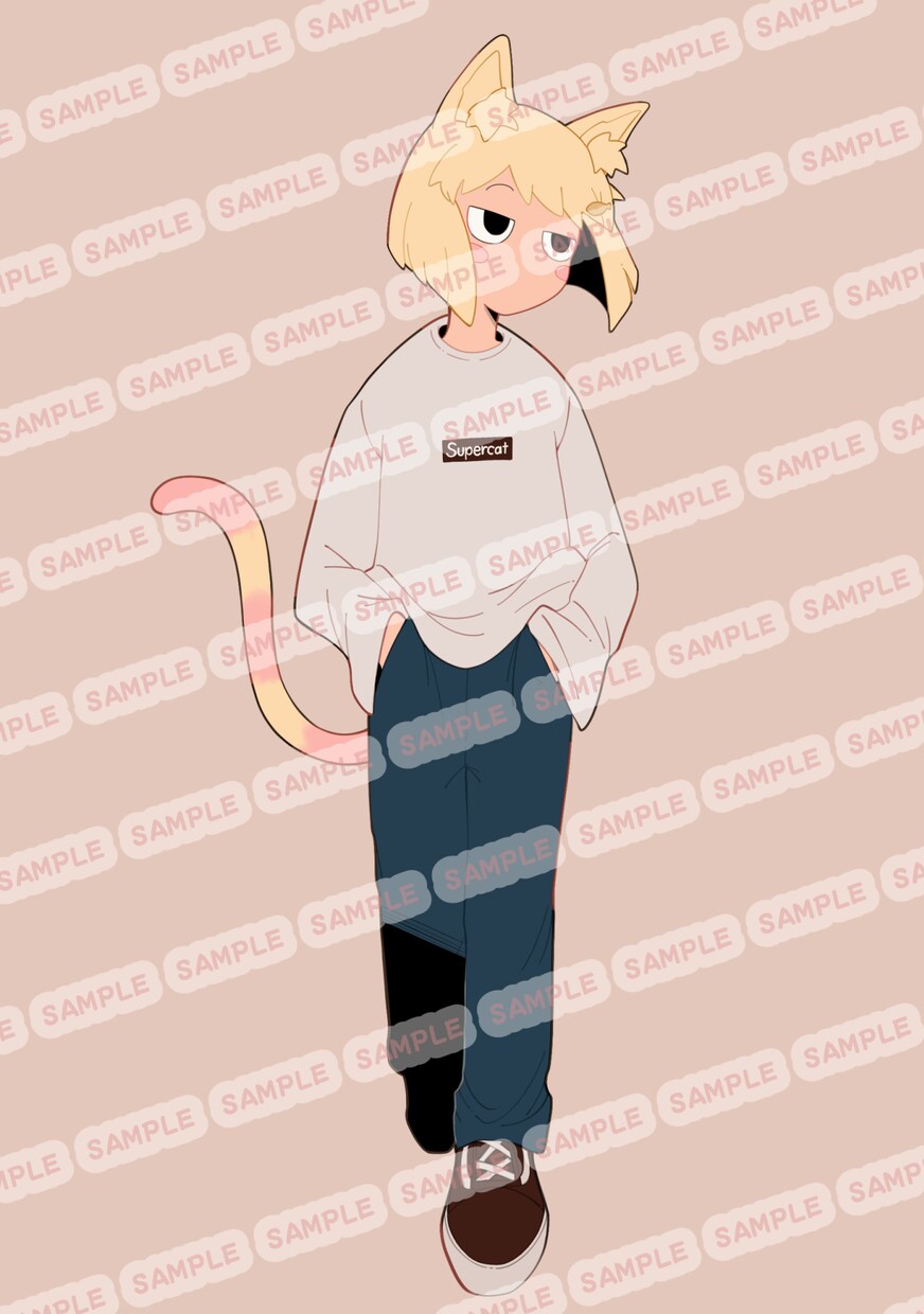 ポップでシンプルかわいいイラスト制作を承ります 個人アイコンからグッズ用イラストまで幅広く承れます！ イメージ4