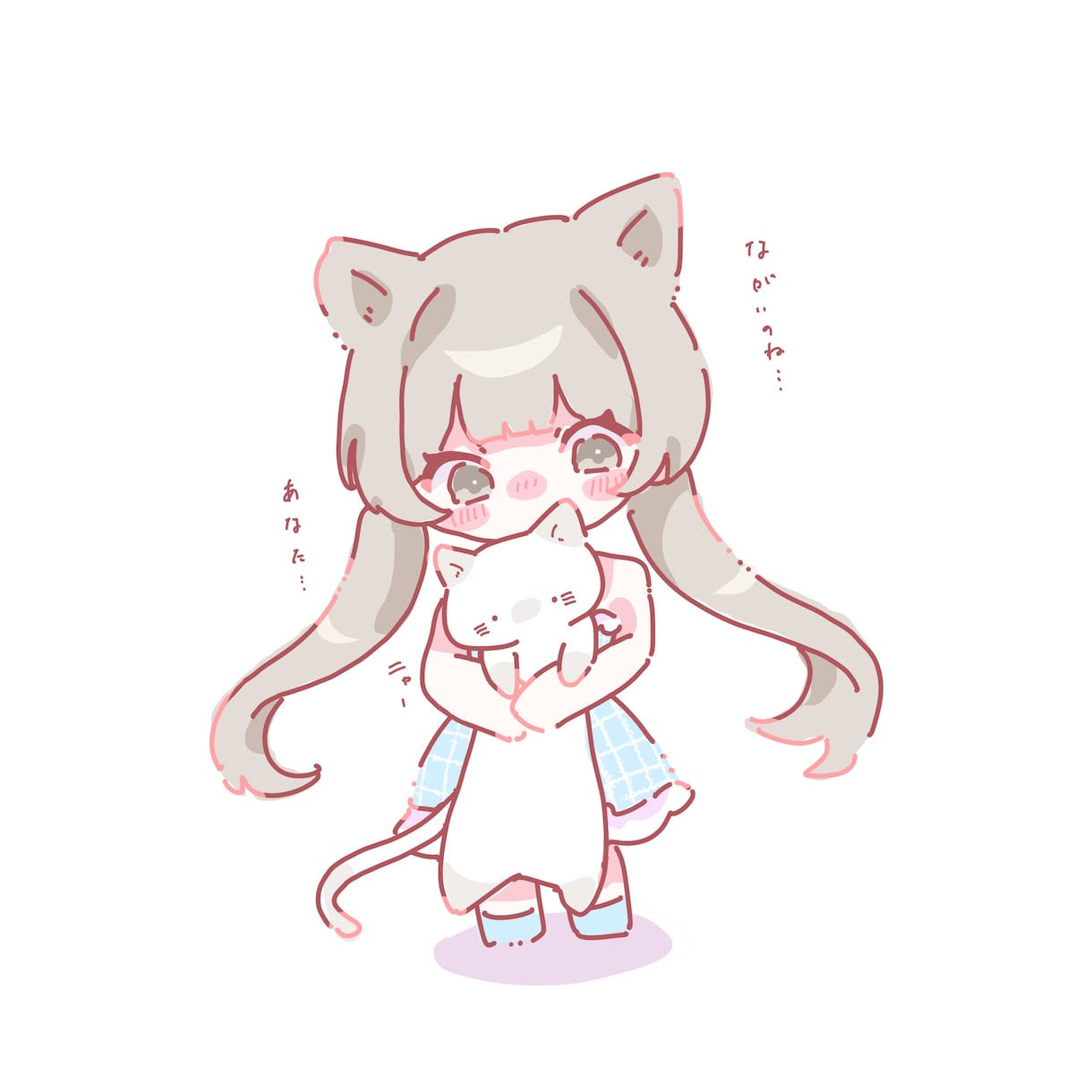 ゆるっとかわいい動物イラスト描きます もちもちゆるかわなあなただけのイラストをお描きします イメージ1