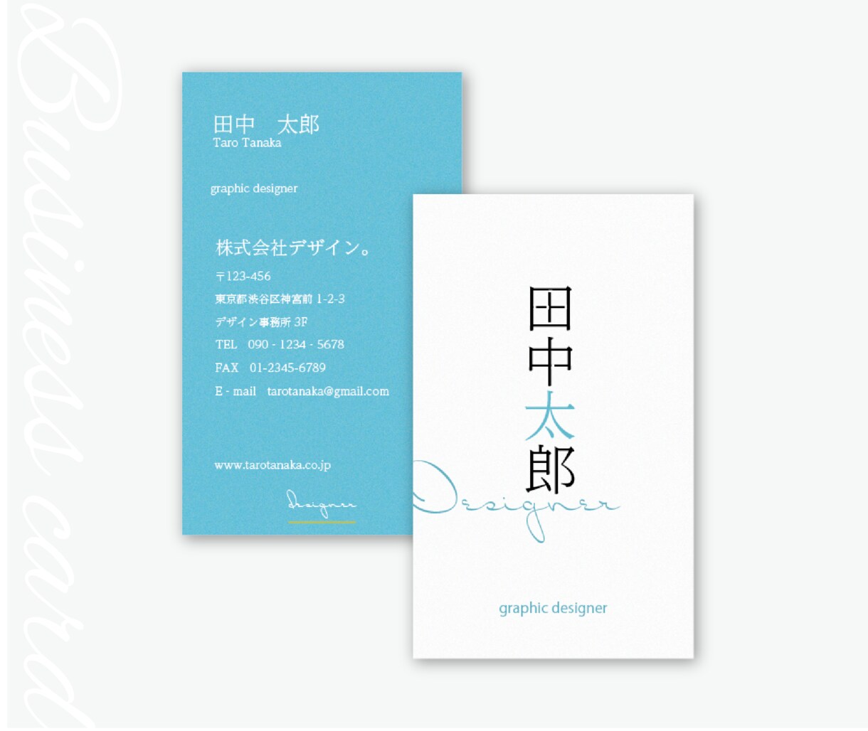 カスタマイズ可：透明感のある名刺やロゴをつくります 初めての方でも安心、印刷までサポート・ご提案いたします。 イメージ3