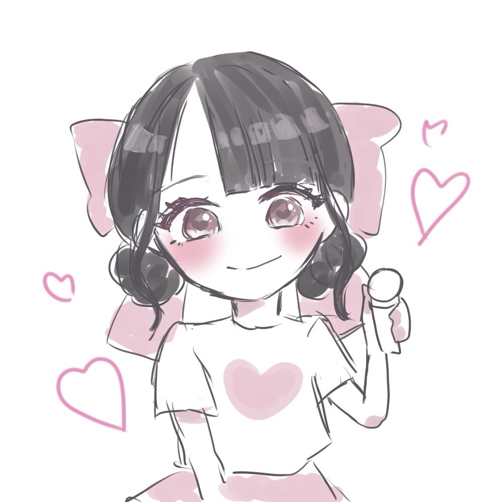 かわいい女の子のアイコン描きます かわいい女の子、デフォルメで描きます！ イメージ1