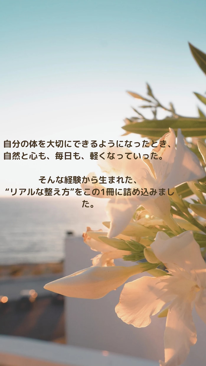 パニック障害を体から整える方法をお伝えします 9年苦しんだ私が実践パニック障害を体から整えるセルフメソッド イメージ3