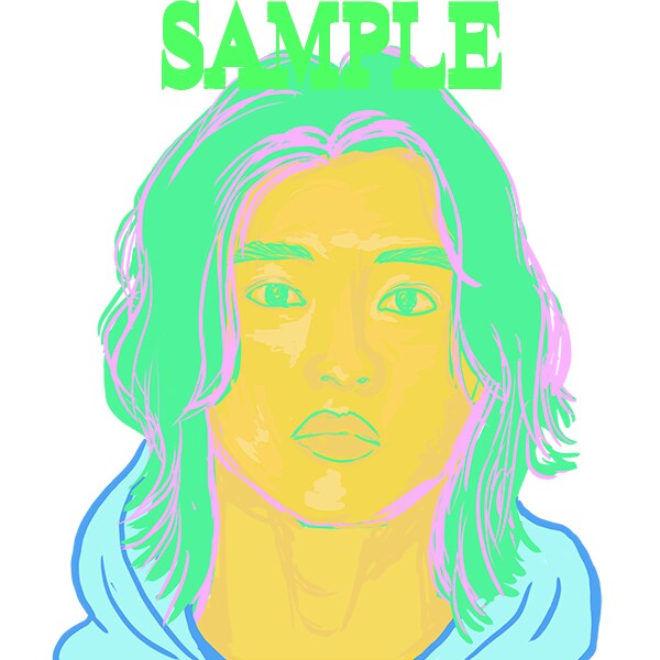 パッと目につくカラフルなイラスト描きます 色鮮やかにあなたの表情を絵におこします！ イメージ3