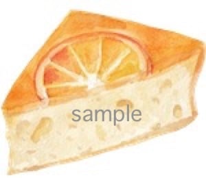 完成品・水彩イラスト（ケーキ）販売していますます プリントアウトしてシールとかにいかがでしょう？ イメージ1