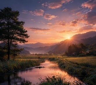 AI背景制作代行｜田舎・和風系を制作します YouTube・配信向け｜和風・田舎背景を制作 イメージ2