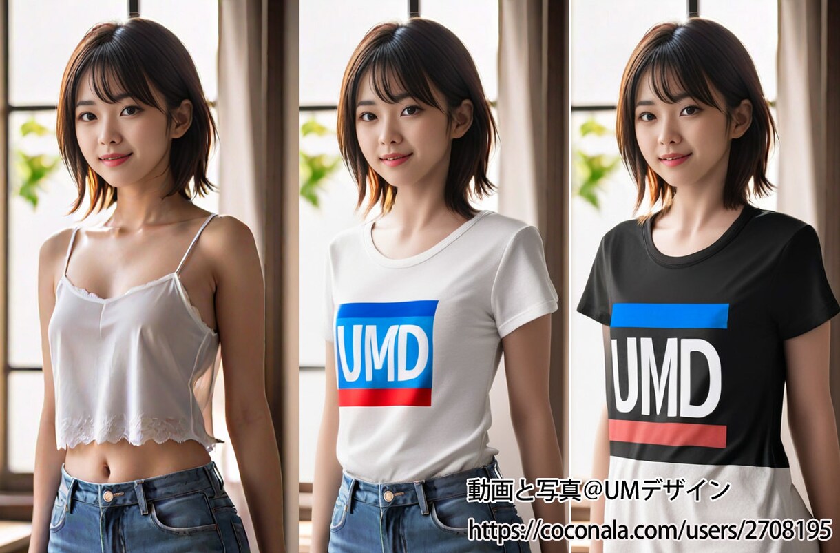 商品、制服、店舗を合成してAIモデル画像制作します 撮影なしでアパレル、モデル、集客SNS、広告に利用できる写真 イメージ5