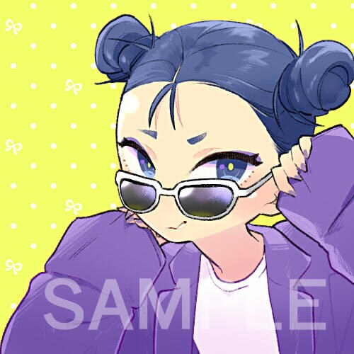流行り顔な可愛い女の子のSNSアイコン描きます アニメやマンガ風のイラストを描きます イメージ4