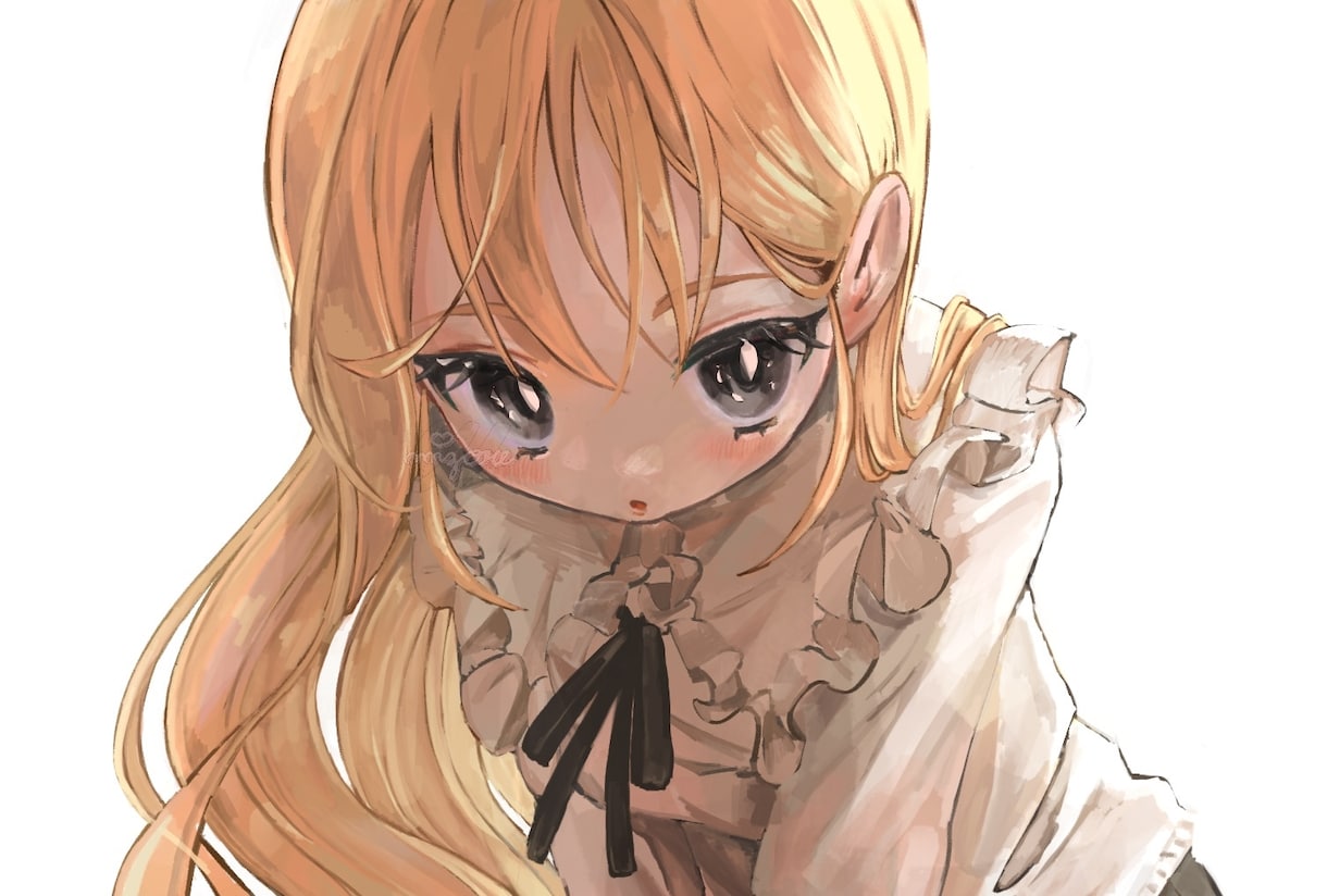 商用利用ok!可愛い女の子のイラスト作成します ふわふわポップで可愛いキャラクターをお好きなテイストで♪ イメージ1