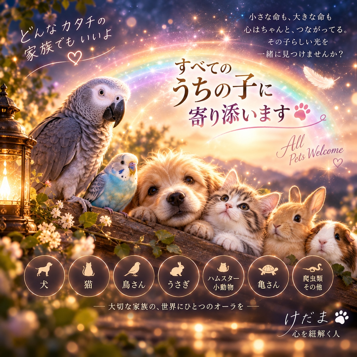 うちの子 オーラを素敵な画像にします 待ち受けにしたい！うちの子オーラを作成します。 イメージ2